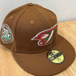 Hat Club Exclusive Toronto Blue Jays New Era 7 5/8 Fitted Hat 30th Anniversary